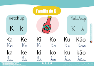 Diversão e aprendizado explodem com a família silábica KA! Desvende o mundo da leitura com as sílabas "KA", "KE", "KI", "KO" e "KU".