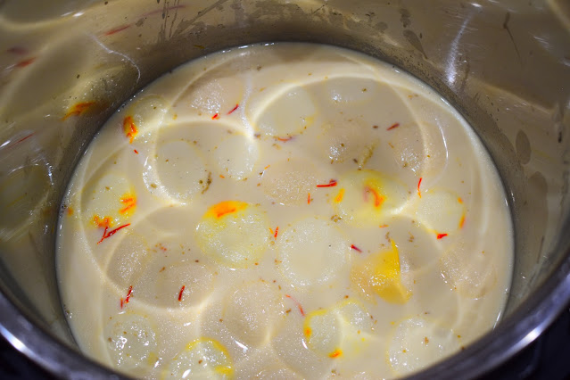 Instant pot Rasmalai