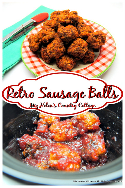 Retro Sausage Balls With Sauce