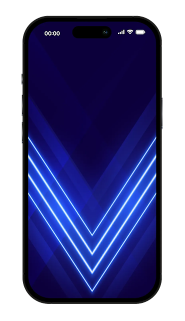 4K WALLPAPER PHONE | BLUE NEON LIGHT