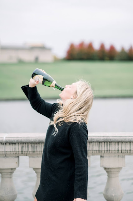 St. Louis Fall Forest Park Engagement Photos