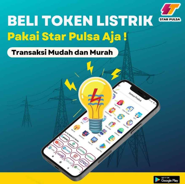 Daftar Harga Pulsa Listrik Token PLN Prabayar Star Pulsa