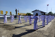 Tingkatkan Kemampuan Dan Profesional, Prajurit Yonmarhanlan I Berlatih Beladiri Karate