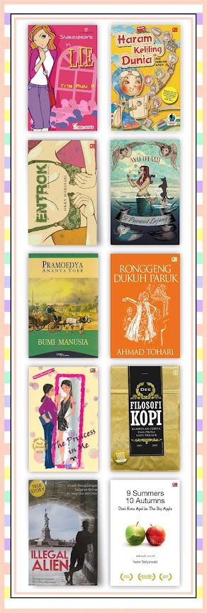 My Favorite Popular Indonesian Books/Novels