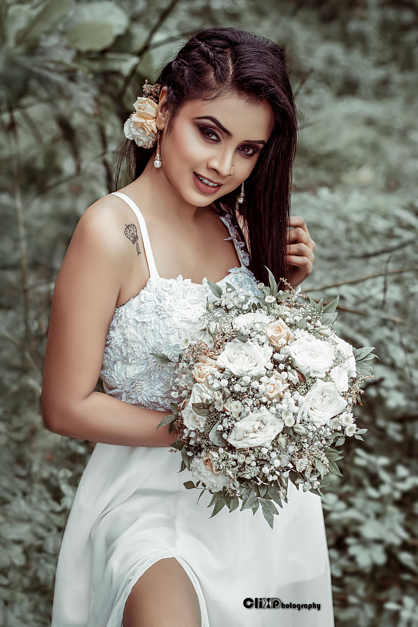 hot model Shani Vidnika nude western bridal
