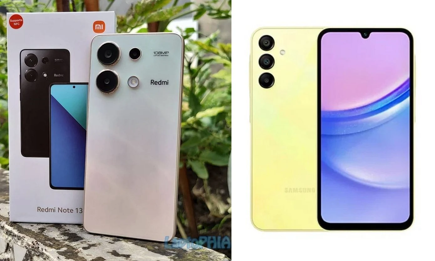 Harga Beda Tipis, Duel Xiaomi Redmi Note 13 vs Samsung Galaxy A15 Mending Mana?