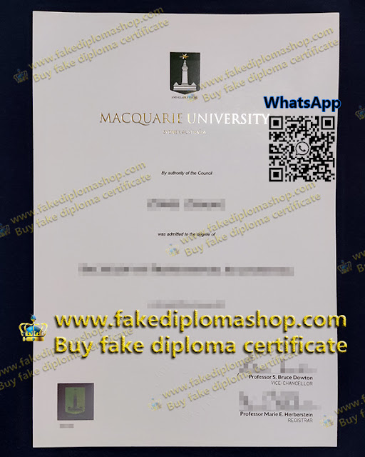 Macquarie University diploma