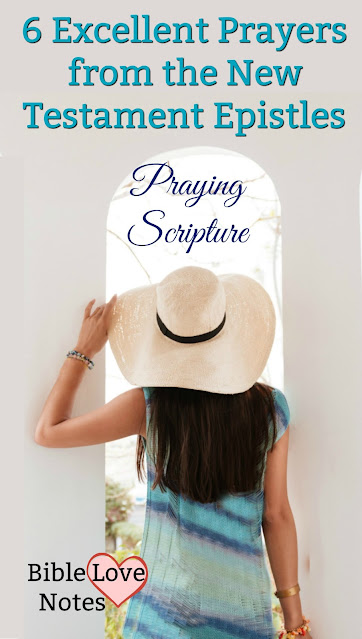 Praying Scripture can be powerful. This devotion offers 6 good prayers from the Epistles.