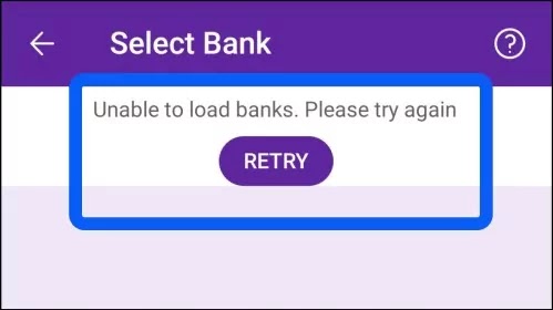 How To Fix PhonePe Unable To Load Banks. Please Try Again RETRY Problem Solved