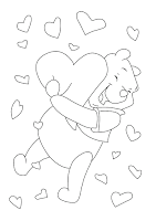 Winnie the Pooh coloring page