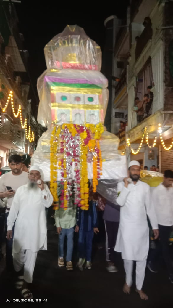 कालु खेड़ी तालाब में ताज़िए ठन्डे कर मोहर्रम का 10 दिवसीय आयोजन का समापन हुआ