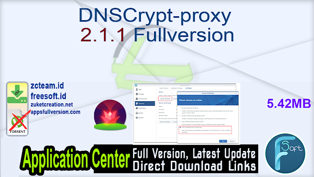 DNSCrypt proxy 2.1.1 Fullversion