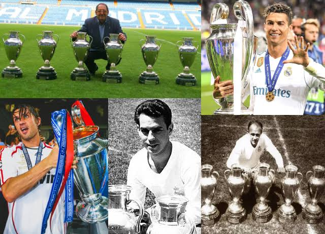 Meet The Only 20 Players That Have Won Champions League 5 Or More Times