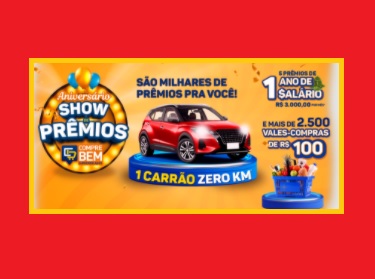 Aniversário 2021 Compre Bem Show de Prêmios