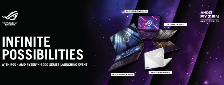 Laptop Gaming Asus ROG ROG Bertenaga Prosesor AMD Ryzen 6000 Series Menggebrak Pasar Indonesia