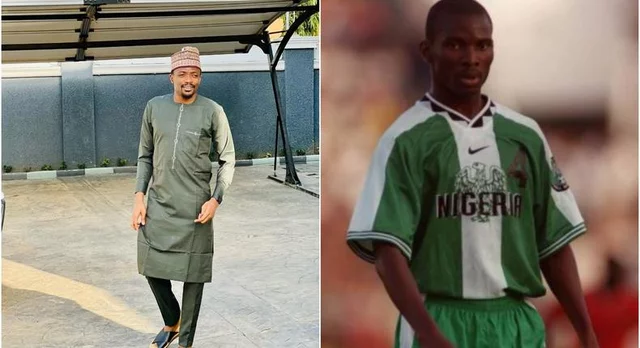 Super Eagles captain Ahmed Musa donates ₦2m to Kingsley Obiekwu a former Nigerian player who is now a bus driver