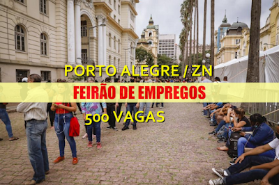 Feirão de Empregos terá mais de 500 vagas em Porto Alegre