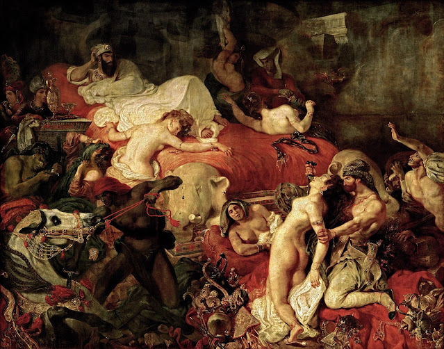 La muerte de Sardanápalo (1827), Eugène Delacroix