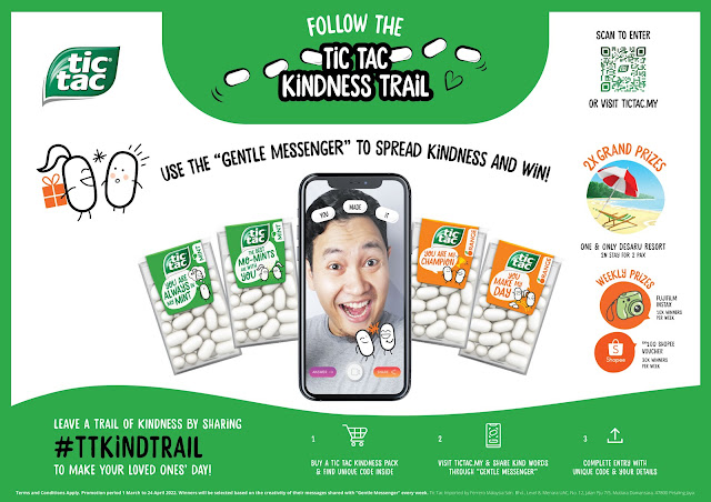 Win 3 Days 2 Night Stay at Desaru Resort worth RM9,000 with Tic Tac Malaysia ‘Kindness Trail’ Campaign