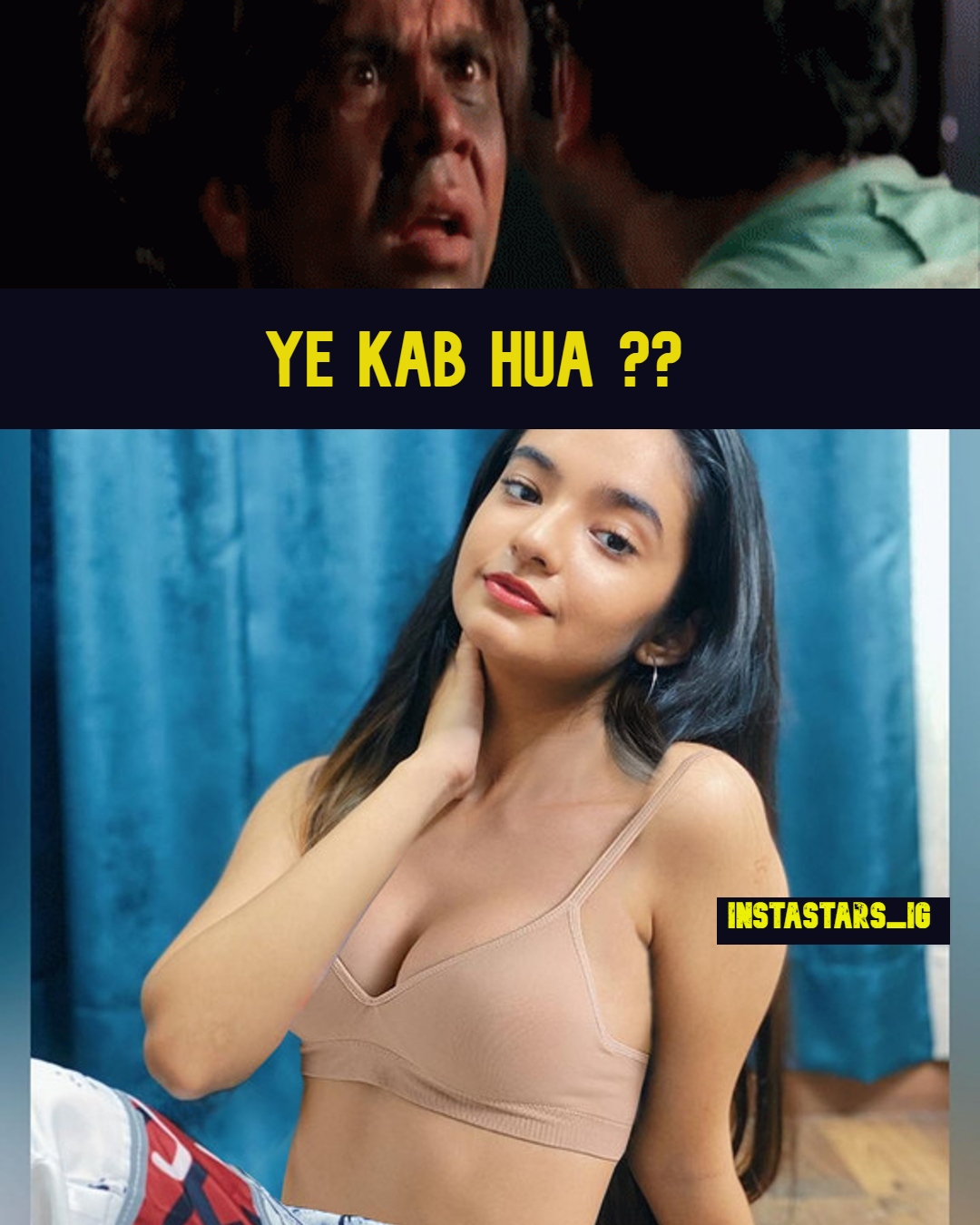 Ye Kab Hua ? Anushka Sen Hot Meme 09 - Insta Stars