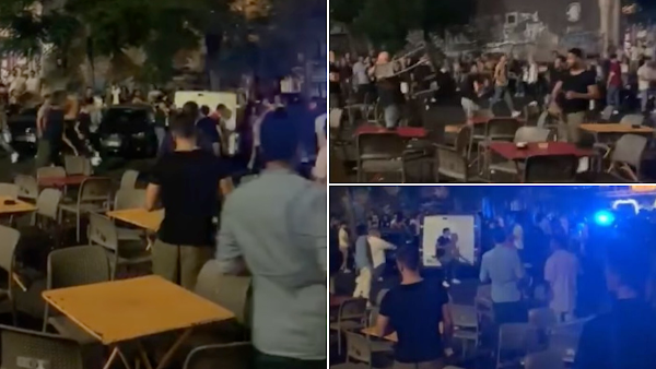 Aggredì violentemente poliziotto in piazza Currò: punito solo col Daspo per un anno (I FATTI)