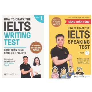 Download full combo 2 Cuốn Để Chinh Phục Giấc Mơ IELTS : How To Crack The IELTS Speaking Test - Part 1 + How To Crack The IELTS Writing Test - Vol 1