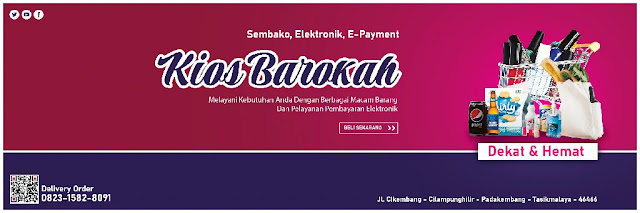 Download Desain Spanduk Warung Sembako CDR CorelDraw Gratis