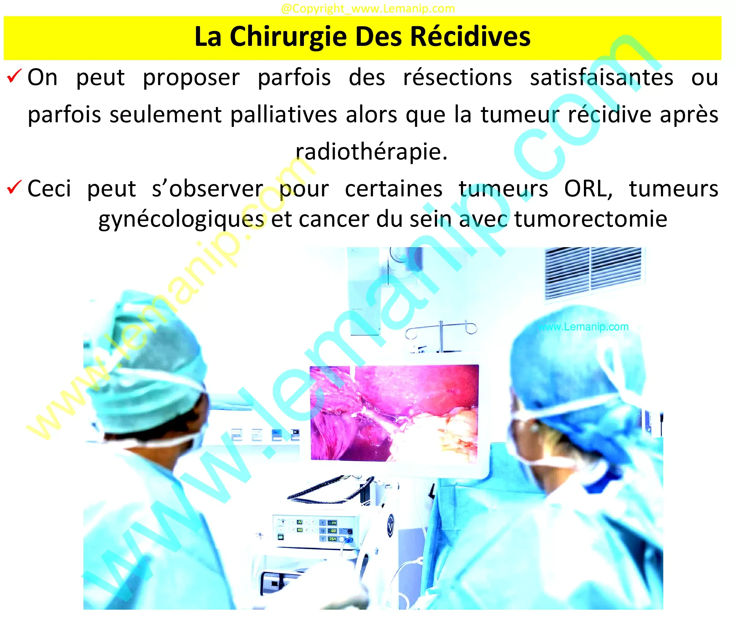 Chirurgie Des Récidives