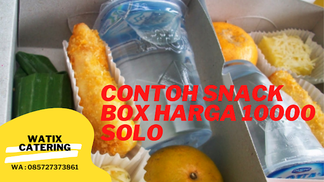 Contoh Snack Box Harga 10000 Solo