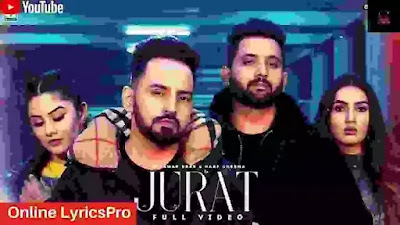 Jurat Lyrics Zorawar Brar & Harf Cheema in English & Hindi