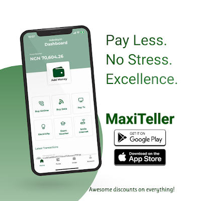 MaxiTeller on Playstore and Apple App Store
