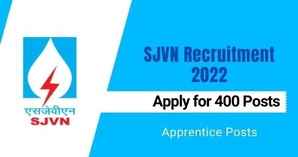 SJVN Recruitment 2022