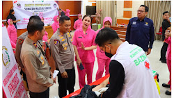 HUT Bhayangkara ke-79. 2025, Polres Maros Bersama Baznas Gelar Sunatan Massal" Gratis" 