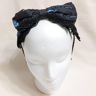 Secret Eden Head Bow (2015) Black