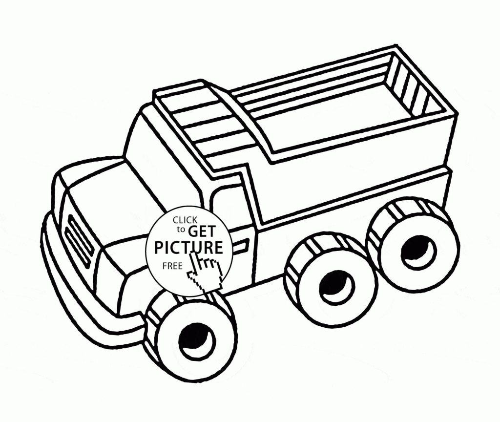 Simple Truck Coloring Pages
