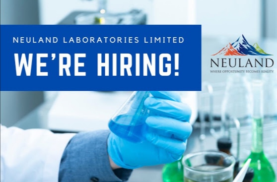 Neuland Labs | Walk-in interview for R&D synthesis on 30th Oct 2021