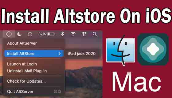 شرح AltStore على Mac وكيفية تثبيت تطبيقات iPA على الايفون والايباد بشهادتك المجانية