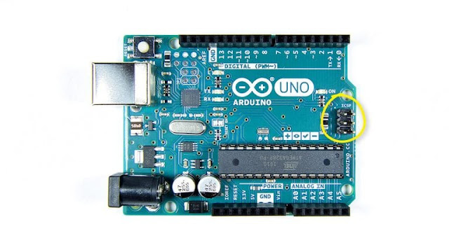 Pin ICSP Arduino untuk ATMEGA328