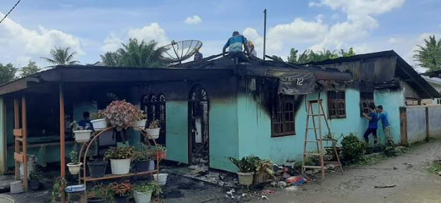 Api Kompor Nyambar Bensin, 1 Rumah di Huta Dipar Terbakar