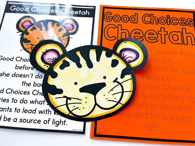 Making good choices activities for kids at school
