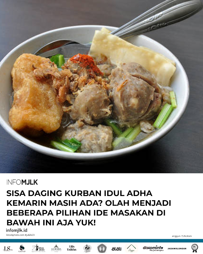  Sisa Daging Kurban Idul Adha Kemarin Masih Ada? Olah Menjadi Beberapa Pilihan Ide Masakan di Bawah Ini Aja Yuk!