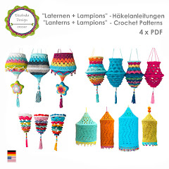 Lampions & Laternen Paket Nr. 2 - 4x Häkelanleitung