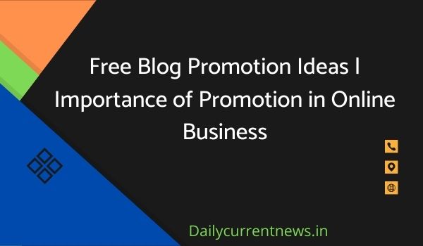 Free Blog Promotion Ideas