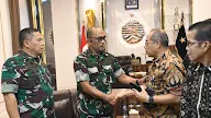 Penandatanganan PKS Opla (Optimasi Lahan) Antara Dandim 0401/Muba dan Distan Kabupaten Musi Banyuasin