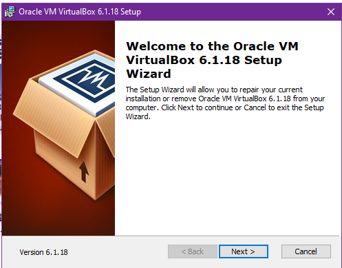 instal Oracle VM VirtualBox