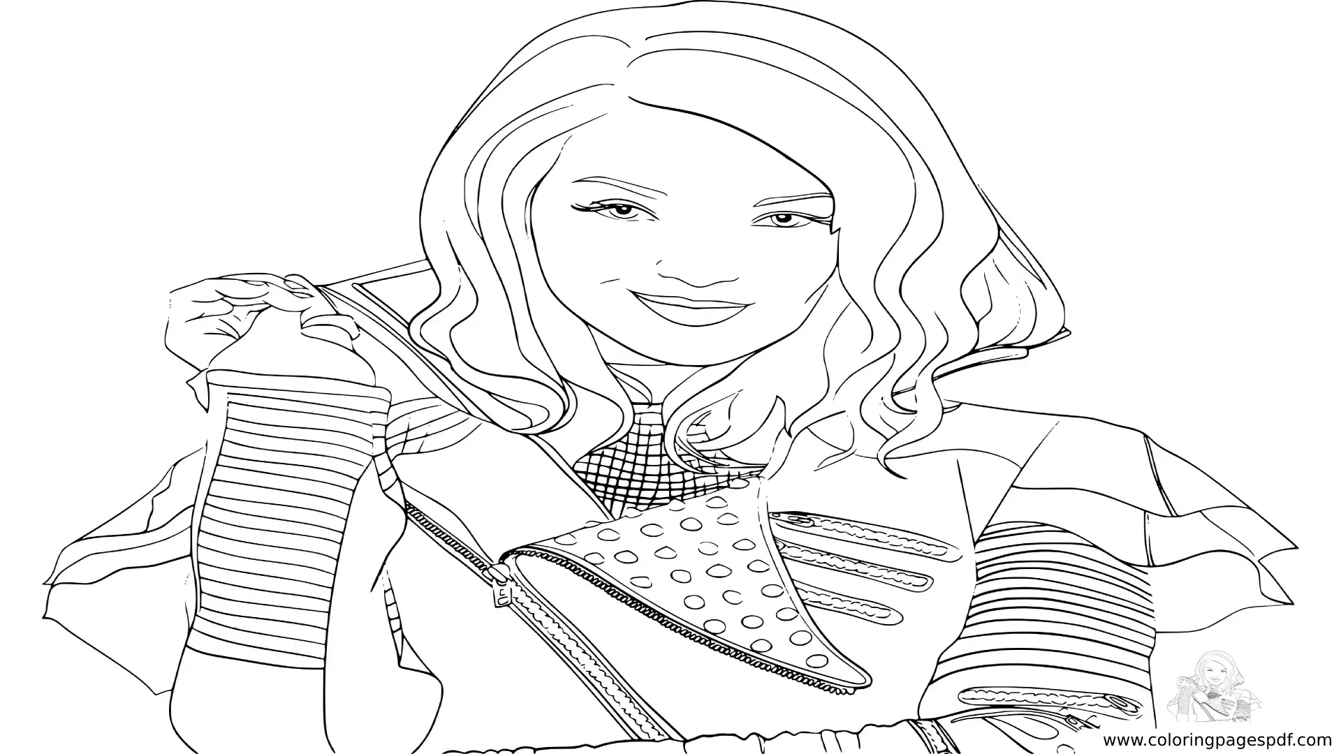 Descendants Coloring Pages