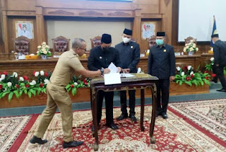 DPRD Muaro Jambi Gelar Rapat Paripurna Persetujuan 3 Ranperda