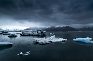 Glaciar derritiéndose