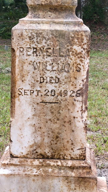 Pernella Williams Headstone St. Augustine San Sebastian Cemetery