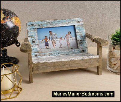 Beach Chair Photo Frame coastal decor beach bedroom decor Nautical Beach Themed Home Decor